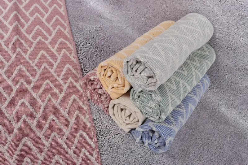 Monogram Hand Towel, Personalized Kitchen Towel, Summer Towel, Bridesmaid Gifts, Gift For The Home, Baby Boy Gift, 24x16 Cotton Set of 6 Towel - 7