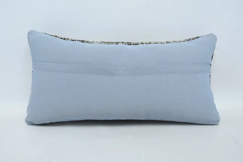 Interior Designer Pillow, 12x24 Brown Cushion, Turkish Pillow, Decorative Throw Pillow Sham, Kilim Pillow Cover, Cushion Case - 6