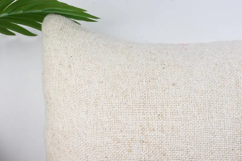 Home Decor Pillow, Turkish Kilim Pillow, 12x24 Beige Cushion, Tribal Cushion Cover, Cushion Cover, Kilim Cushion Sham, Ottoman Cushion Cover - 2