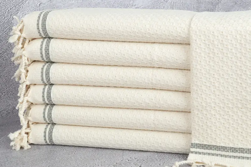Bachelorette Towel, Turkish Tea Towel, Personalized Gift, Personalized Kitchen Towel, Gym Towel, Wedding Gifts Towel, 38x18 Cotton Striped Towel - 1