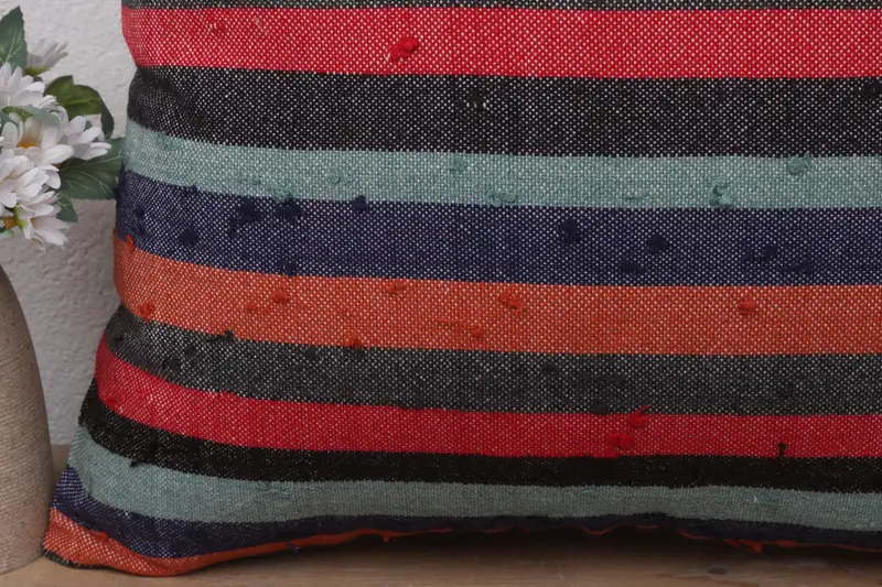 18x18 Red Pillow Cover, Shabby Chic Pillow Cover, Cushion, Vintage Kilim Pillow, Ethnical Kilim Rug Pillow, Pillow for Couch - 3