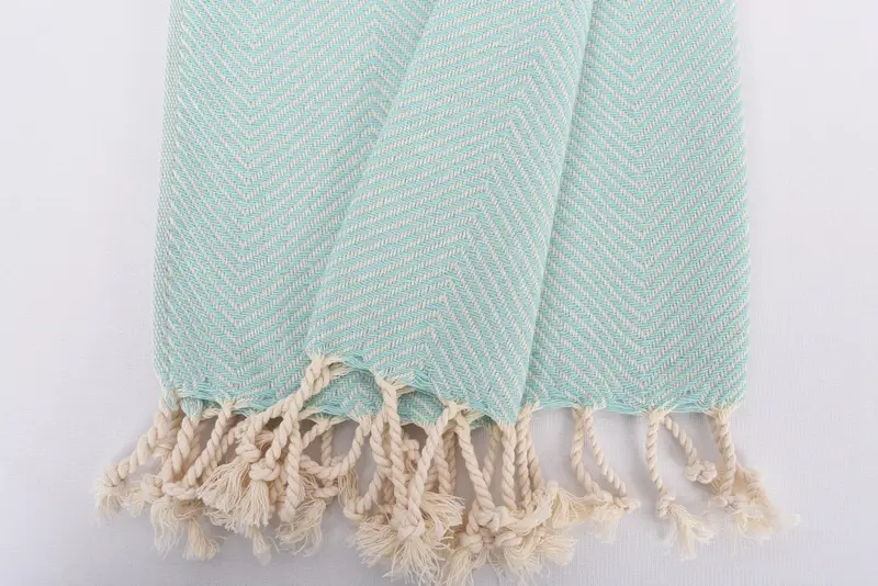 Junggesellengeschenke, personalisierte Geschenke, Bio -Geschirrtuch, Sticktuch, Hochzeitsgeschenke, 40x20 Baumwoll -Fischgrätenhandtuch, Küchentuch, Sommertuch - 8