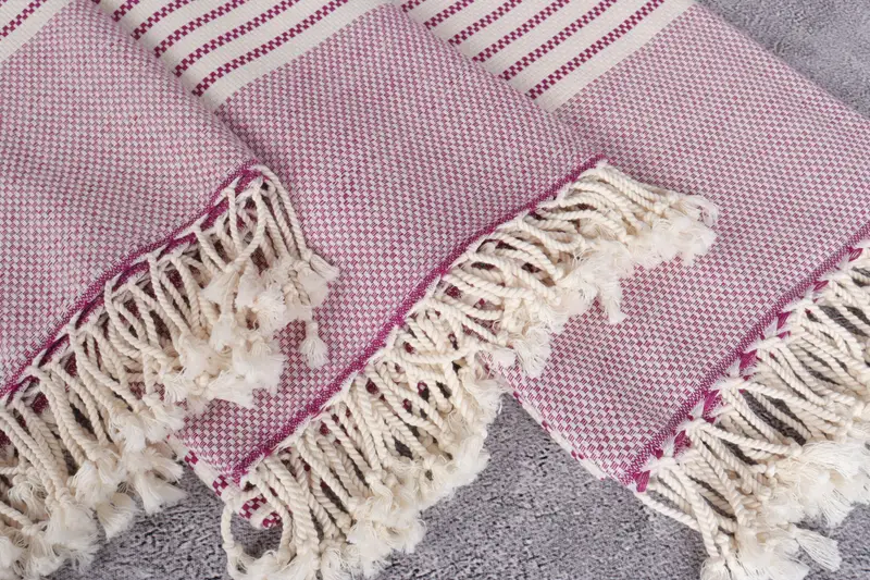 Housewarming Gift, Best Beach Towel, 76x40 Cotton Striped Towel, Gift For Him, Turkish Towel Set, Gift For Bride, Bath towel, Luxury Beach Towel - 5