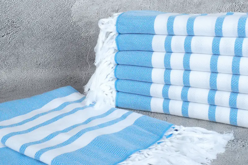 Best Friend Gift, Sand-Resistant Peshtemal, Gift Boxes Towel, Cotton towel, 68x36 Cotton Chevron Towel, Beach Towel Monogram, Handmade Gift - 2