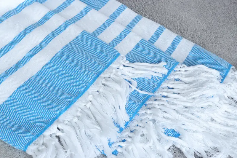 Best Friend Gift, Sand-Resistant Peshtemal, Gift Boxes Towel, Cotton towel, 68x36 Cotton Chevron Towel, Beach Towel Monogram, Handmade Gift - 5