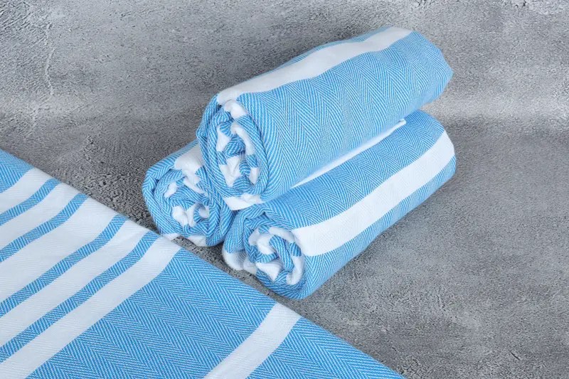 Best Friend Gift, Sand-Resistant Peshtemal, Gift Boxes Towel, Cotton towel, 68x36 Cotton Chevron Towel, Beach Towel Monogram, Handmade Gift - 8