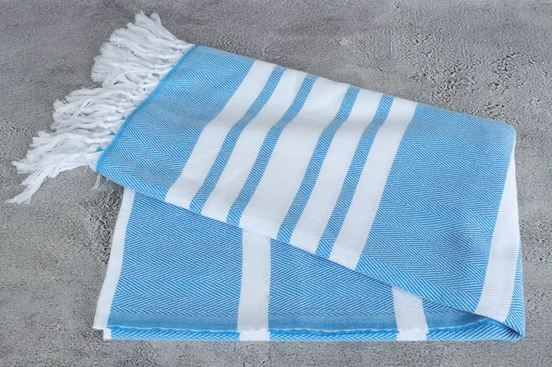 Best Friend Gift, Sand-Resistant Peshtemal, Gift Boxes Towel, Cotton towel, 68x36 Cotton Chevron Towel, Beach Towel Monogram, Handmade Gift - 6