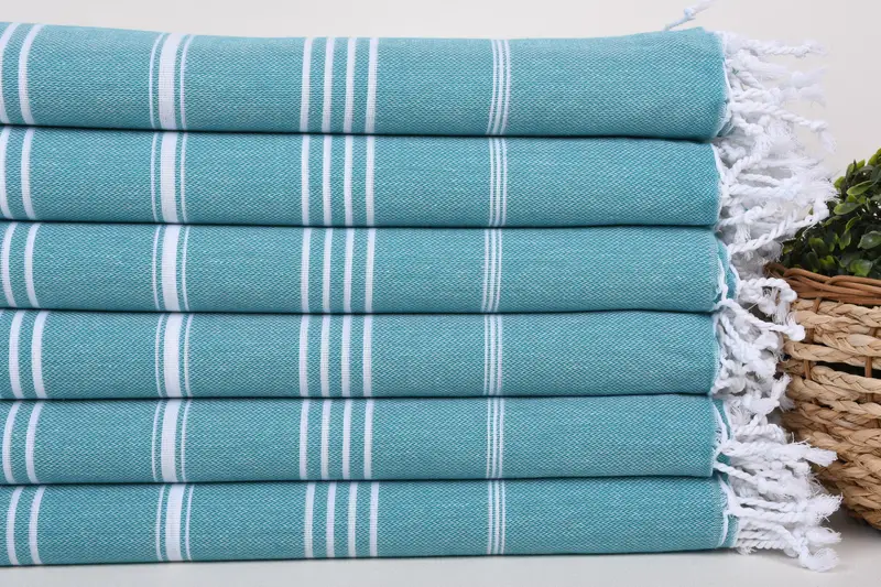 70x40 Cotton Striped Towel, Bachelorette Party Decorations, Handmade Turkish Towel, Hammam towel, Bachelor Gifts, Pool Towels, Merry Christmas Gifts - 2