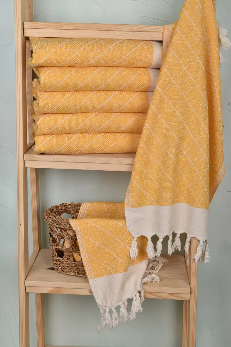 Custom Hand Towel, 36x18 Cotton Geometric Towel, Kitchen Towel, Valentine Day Gift For Her, Guest Towel, Decorative Towel, Wedding Gift, Family Gift - 3