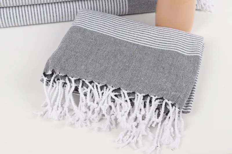 Bachelorette Party Gifts, Baby Boy Gift, 70x40 Cotton Striped Towel, Bulk Order Towel, Monogrammed Beach Towel, Gift For Him, Handmade Turkish Towel - 5