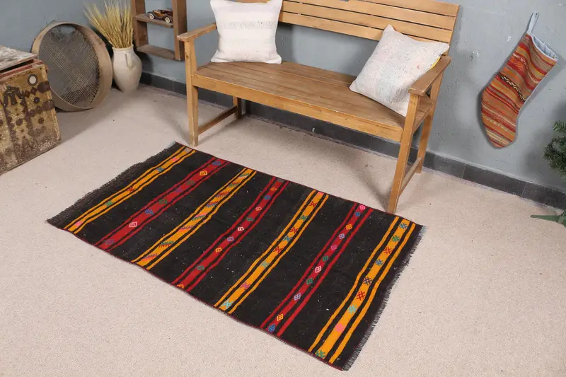 Alfombra Animal Print Negra, Amarilla, 8x12m Chic Decor