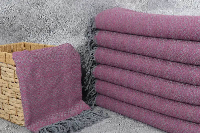 Bridal Party Gifts, Turkish bath towel for spa, Home Decor Gifts, Gift For Her, 70x40 Cotton Geometric Towel, Bachelor Gifts, Girls Weekend Favors - 3