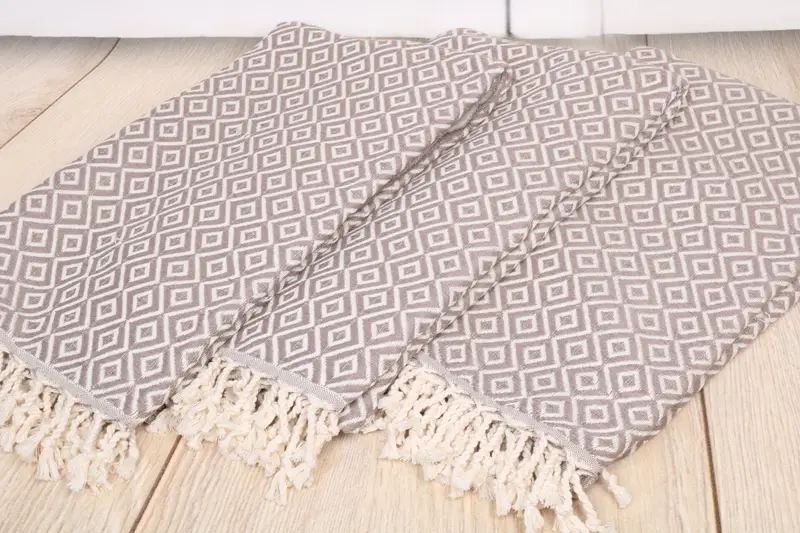 Home Decor Gifts, Beach Towel Gift, Maid Of Honor Gift, Guest Towel, 70x40 Cotton Diamond Towel, Turkish beach towel, Turkish Towel Beach Towel - 6