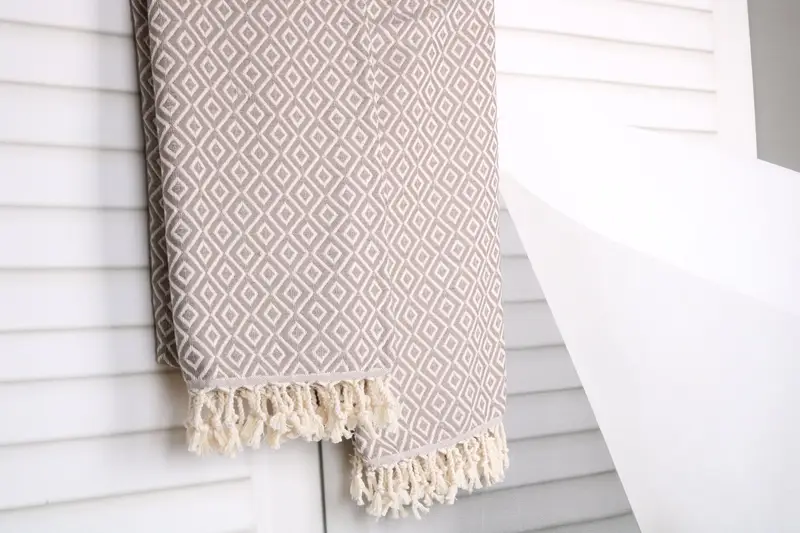 Home Decor Gifts, Beach Towel Gift, Maid Of Honor Gift, Guest Towel, 70x40 Cotton Diamond Towel, Turkish beach towel, Turkish Towel Beach Towel - 8