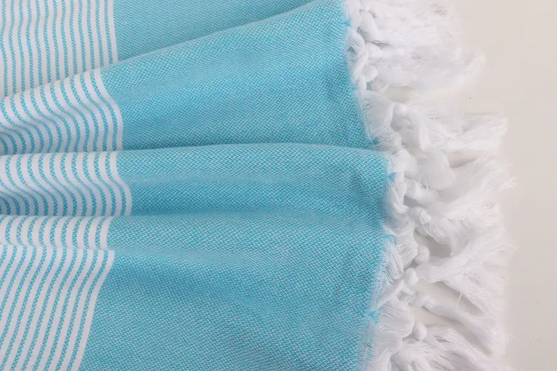 Wedding Towel, Summer Towel, 70x40 Cotton Striped Towel, Organic towel, Embroidered Towel, Luxury towel, Personalized Wedding Gift For Couple - 8