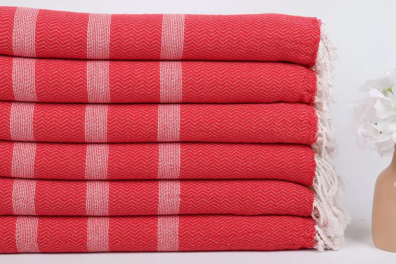 Bulk Order Towel, Hammam towel, Bridesmaid Gifts, Cancun Bachelorette Party Gift Ideas, Quick-dry towel, Xmas Gifts, 70x36 Cotton Striped Towel - 3