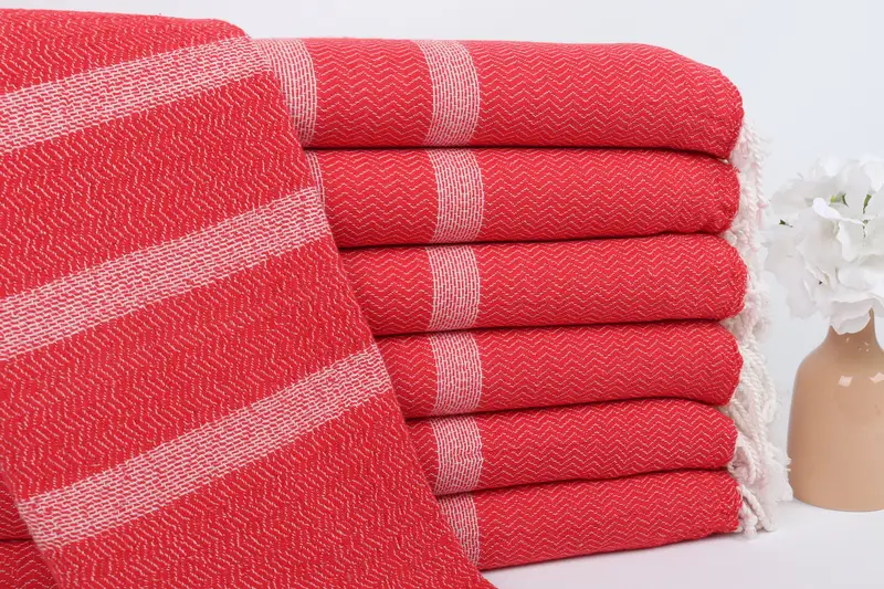 Bulk Order Towel, Hammam towel, Bridesmaid Gifts, Cancun Bachelorette Party Gift Ideas, Quick-dry towel, Xmas Gifts, 70x36 Cotton Striped Towel - 1