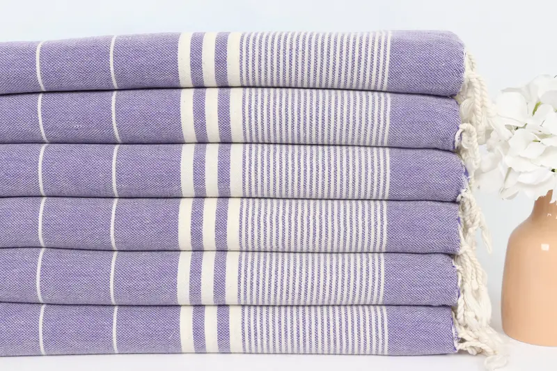 Personalized Dish Towel, Engagement Gift, Bathroom Towels, Wedding Gift, Bachelorette Party Decorations, 40x24 Cotton Striped Towel, Gift For Her - 3
