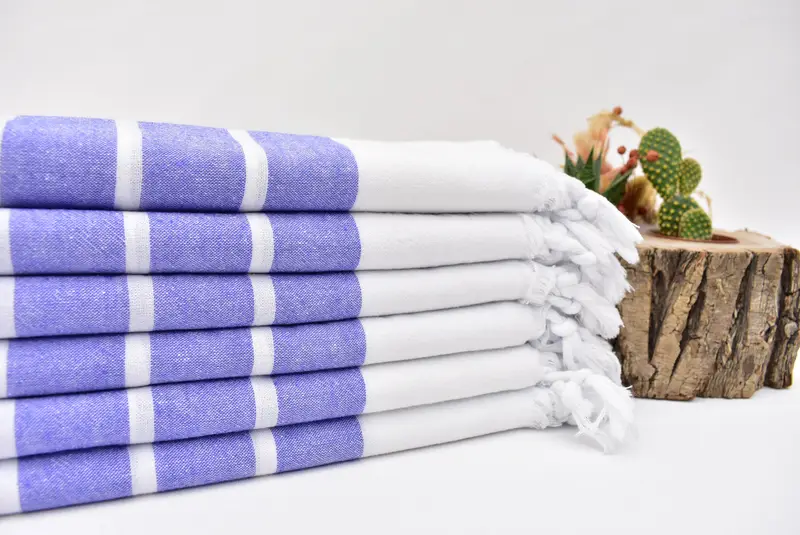 Wedding Gift For Bride, 40x20 Cotton Striped Towel, Embroidery Towel, Turkish Tea Towel, Kitchen Towel, Bachelorette Towel, Monogram Kitchen Towel - 2