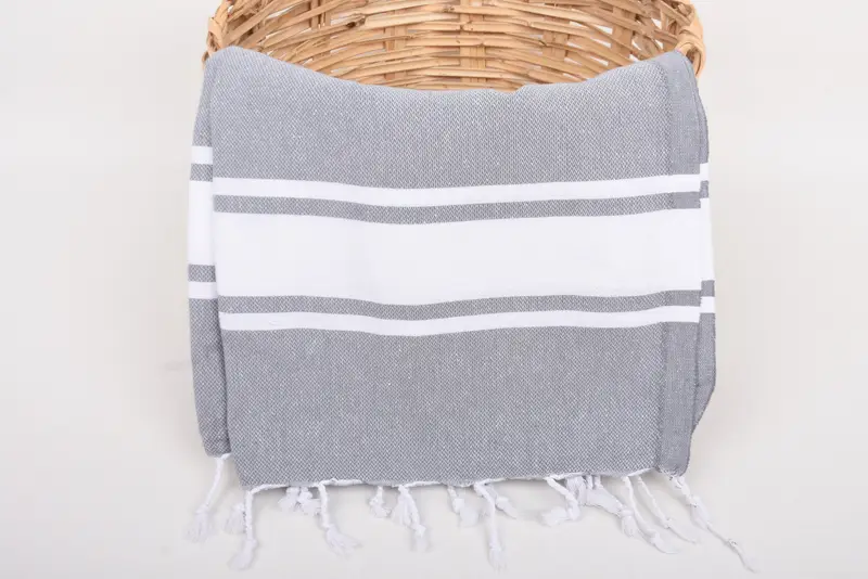Bridal Shower Favors, 36x24 Cotton Striped Towel, Best Friend Wedding Gift, Personalized Gift, Bathroom Towels, Turkish Hand Towel, Custom Gifts - 5