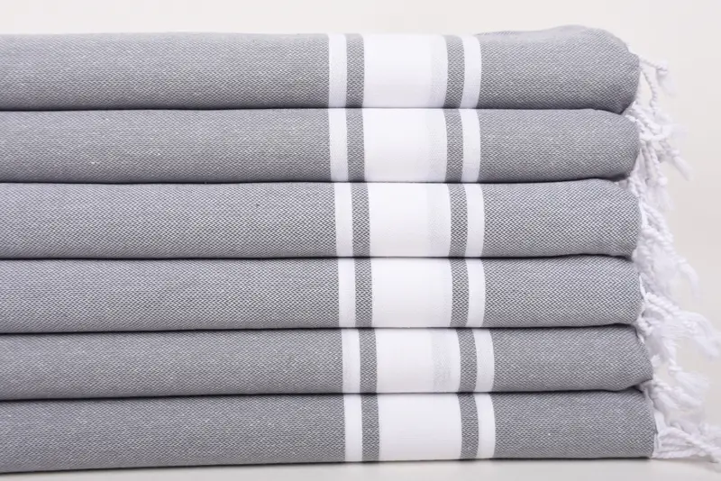 Bridal Shower Favors, 36x24 Cotton Striped Towel, Best Friend Wedding Gift, Personalized Gift, Bathroom Towels, Turkish Hand Towel, Custom Gifts - 3