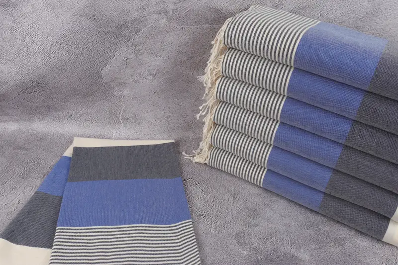 68x40 Cotton Striped Towel, Bridal Shower Gifts, Gift For Her, Sand-resistant towel, Turkish Beach Towel Bulk, Organic Towel, Wedding Favors - 2