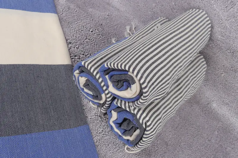 68x40 Cotton Striped Towel, Bridal Shower Gifts, Gift For Her, Sand-resistant towel, Turkish Beach Towel Bulk, Organic Towel, Wedding Favors - 8