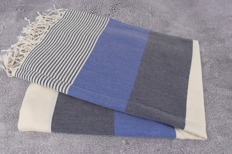 68x40 Cotton Striped Towel, Bridal Shower Gifts, Gift For Her, Sand-resistant towel, Turkish Beach Towel Bulk, Organic Towel, Wedding Favors - 6