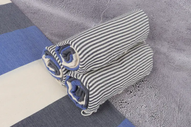 68x40 Cotton Striped Towel, Bridal Shower Gifts, Gift For Her, Sand-resistant towel, Turkish Beach Towel Bulk, Organic Towel, Wedding Favors - 7