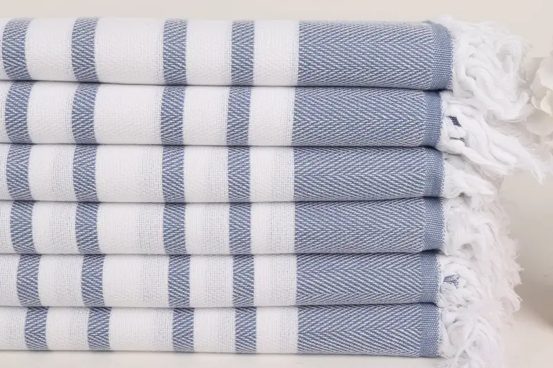 Spa Towel, Quick-Dry Beach Towel, Engagement Gift, Bachelorette Towel, 68x36 Cotton Chevron Towel, Organic towel, Thin towel, Oversized Beach Towel - 3