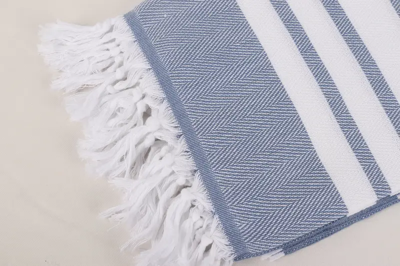 Spa Towel, Quick-Dry Beach Towel, Engagement Gift, Bachelorette Towel, 68x36 Cotton Chevron Towel, Organic towel, Thin towel, Oversized Beach Towel - 7