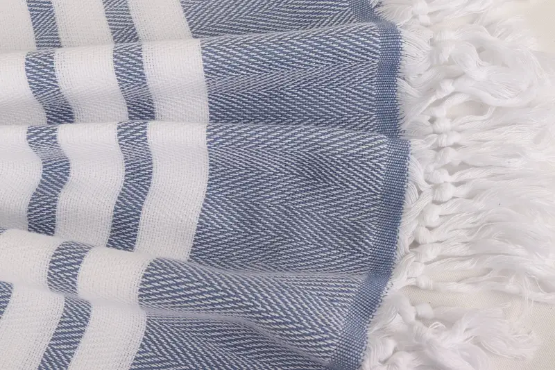 Spa Towel, Quick-Dry Beach Towel, Engagement Gift, Bachelorette Towel, 68x36 Cotton Chevron Towel, Organic towel, Thin towel, Oversized Beach Towel - 8