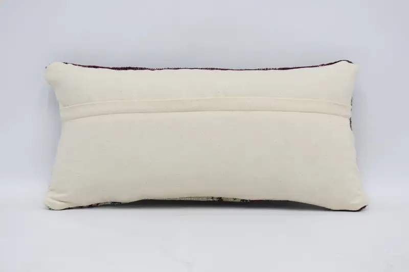Home Decor Pillow, 12x24 Beige Pillow, Bed Pillow Sham, Living Room Throw Cushion, Vintage Kilim Pillow, Cushion, Turkish Pillow, Ethnic Pillow Case - 6