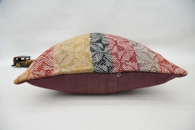 Kilim Pillow Cover, 20x28 Red Cushion Case, Decorative Pillow Case, Kilim Pillow, Lounge Throw Pillow, Pillow Case, Vintage Kilim Throw Pillow - 6