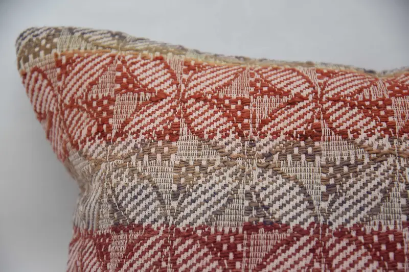 Kilim Pillow Cover, 20x28 Red Cushion Case, Decorative Pillow Case, Kilim Pillow, Lounge Throw Pillow, Pillow Case, Vintage Kilim Throw Pillow - 2