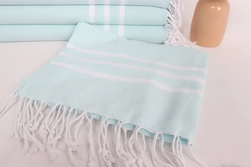 Anniversary Gift For Her, Custom Hand Towel, Monogram Hand Towel, Wedding Hand Made Gift, 40x20 Cotton Striped Towel, Monogrammed Hand Towel - 5