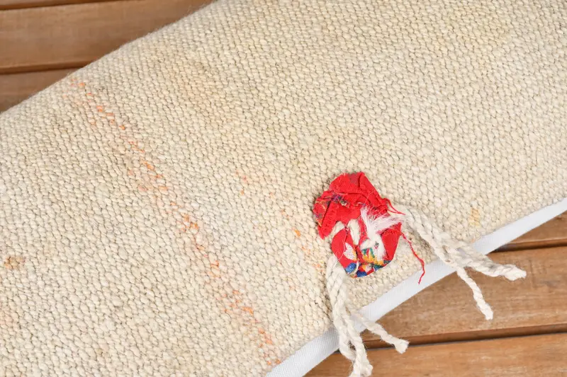 Vintage Kilim Pillow, Garden Pillow Sham, Antique Pillows, Cushion Case, 12x24 Beige Pillow Cover, Armchair Pillow Cover, Kilim Pillow - 3