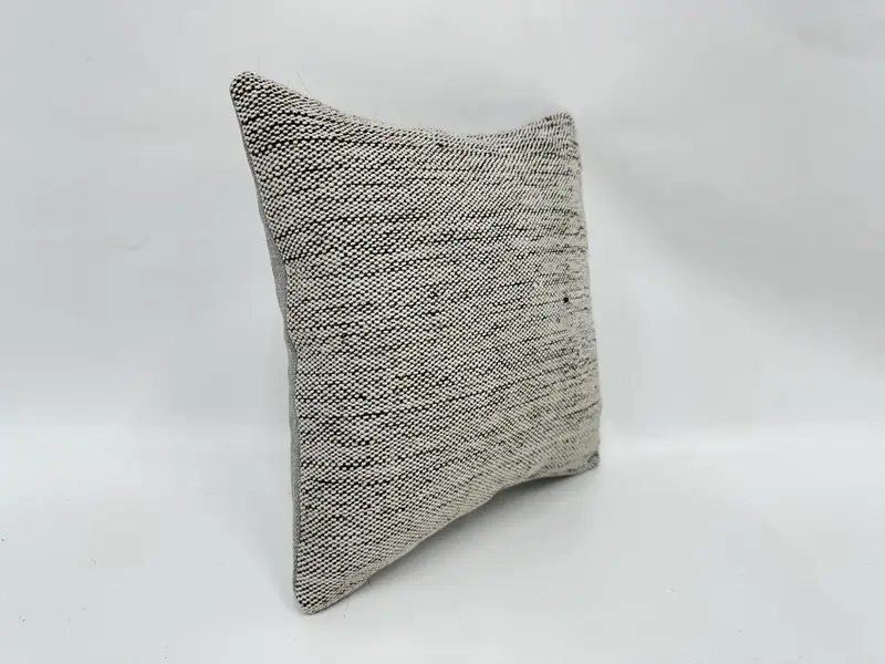 Kilim Cushion Sham, Retro Throw Pillow Cover, 12x12 White Cushion Case, Pillow, Nomadic Cushion, Kilim Pillow Cover, Throw Kilim Pillow - 3