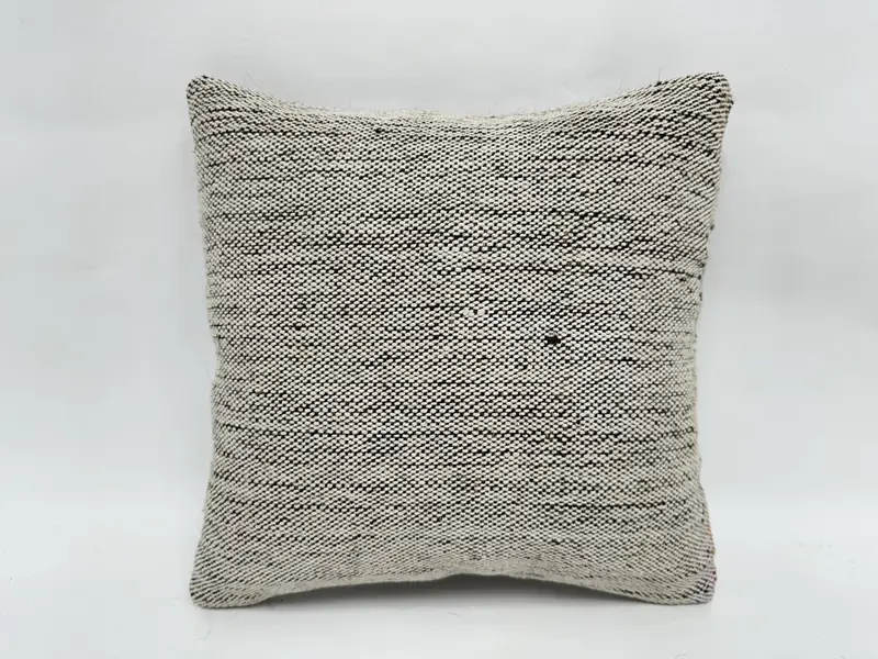 Kilim Cushion Sham, Retro Throw Pillow Cover, 12x12 White Cushion Case, Pillow, Nomadic Cushion, Kilim Pillow Cover, Throw Kilim Pillow - 1