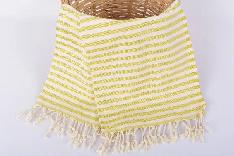 Turkish Tea Towel, Monogrammed Turkish Towel, Personalized Hand Towel, Bridesmaid Towel, 40x24 Cotton Striped Towel, Bride Gift, Custom Hand Towel - 4
