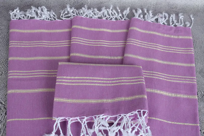 Personalized Hand Towel, Turkish Towel Hand Towel, Gift Towel, Spa Towel, 40x24 Cotton Striped Towel, Gift For Him, Turkish Tea Towel, Holiday Towel - 4