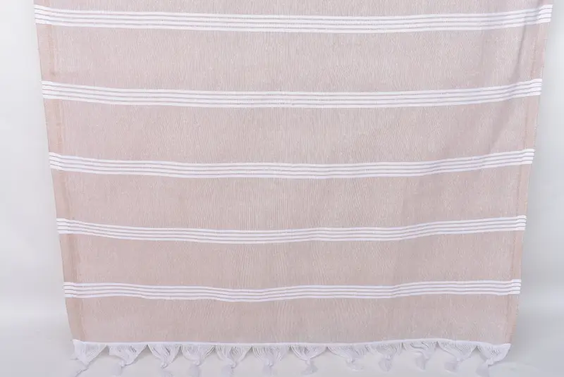 Peshtemal, Kids Beach Towel, Wedding Gift, Valentines Day Gift For Her, 70x30 Cotton Striped Towel, Lightweight towel, Lightweight Turkish towel - 8