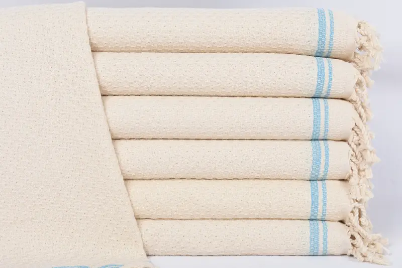 Personalized Gift, Bridesmaid Gifts, Custom Hand Towel, Christmas Favors, Custom Turkish Towel, Wedding Anniversary Gift, 38x18 Cotton Striped Towel - 1