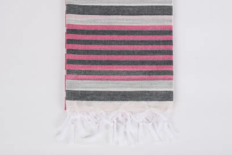 Holiday Towel, Gift For Him, 68x40 Cotton Striped Towel, Bridal Shower Gifts, Quick-dry towel, Monogram Beach Towel, Wedding Anniversary Gift - 3