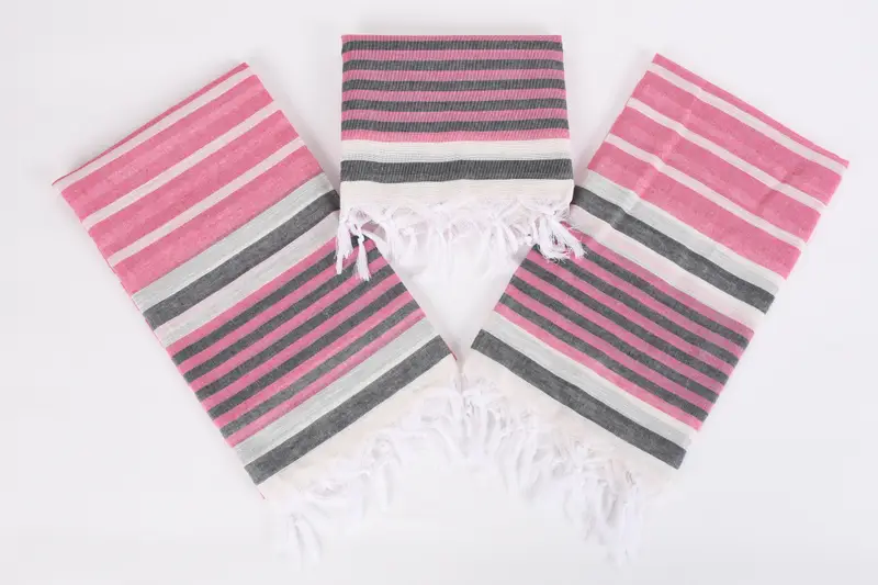 Holiday Towel, Gift For Him, 68x40 Cotton Striped Towel, Bridal Shower Gifts, Quick-dry towel, Monogram Beach Towel, Wedding Anniversary Gift - 6