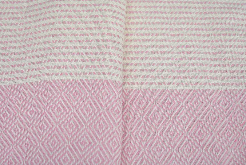 Large Turkish Towel, Peshtemal beach towel with unique design, Personalized Towel, 70x36 Cotton Diamond Towel, Travel towel, Engagement Gift - 5