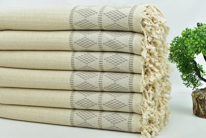 Bachelorette Party Gifts Bridesmaids, Custom Beach Towels, 70x36 Linen Kilim Design Towel, Bachelorette Favor, Wedding Gift, Beach Towel Bulk - 3