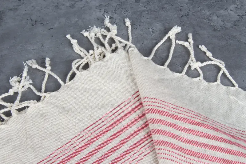 Personalized Gifts, Monogram Kitchen Towel, Holiday Towel, Christmas Hand Towel, Personalized Gift, 36x18 Linen Striped Towel, Bulk Order Towel - 4