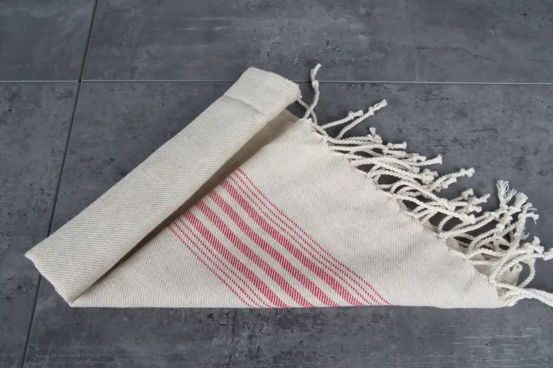 Personalized Gifts, Monogram Kitchen Towel, Holiday Towel, Christmas Hand Towel, Personalized Gift, 36x18 Linen Striped Towel, Bulk Order Towel - 7