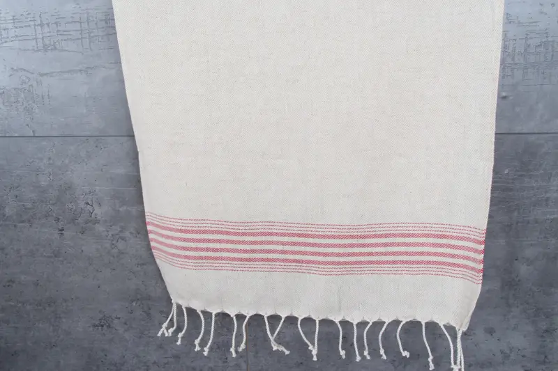 Personalized Gifts, Monogram Kitchen Towel, Holiday Towel, Christmas Hand Towel, Personalized Gift, 36x18 Linen Striped Towel, Bulk Order Towel - 8